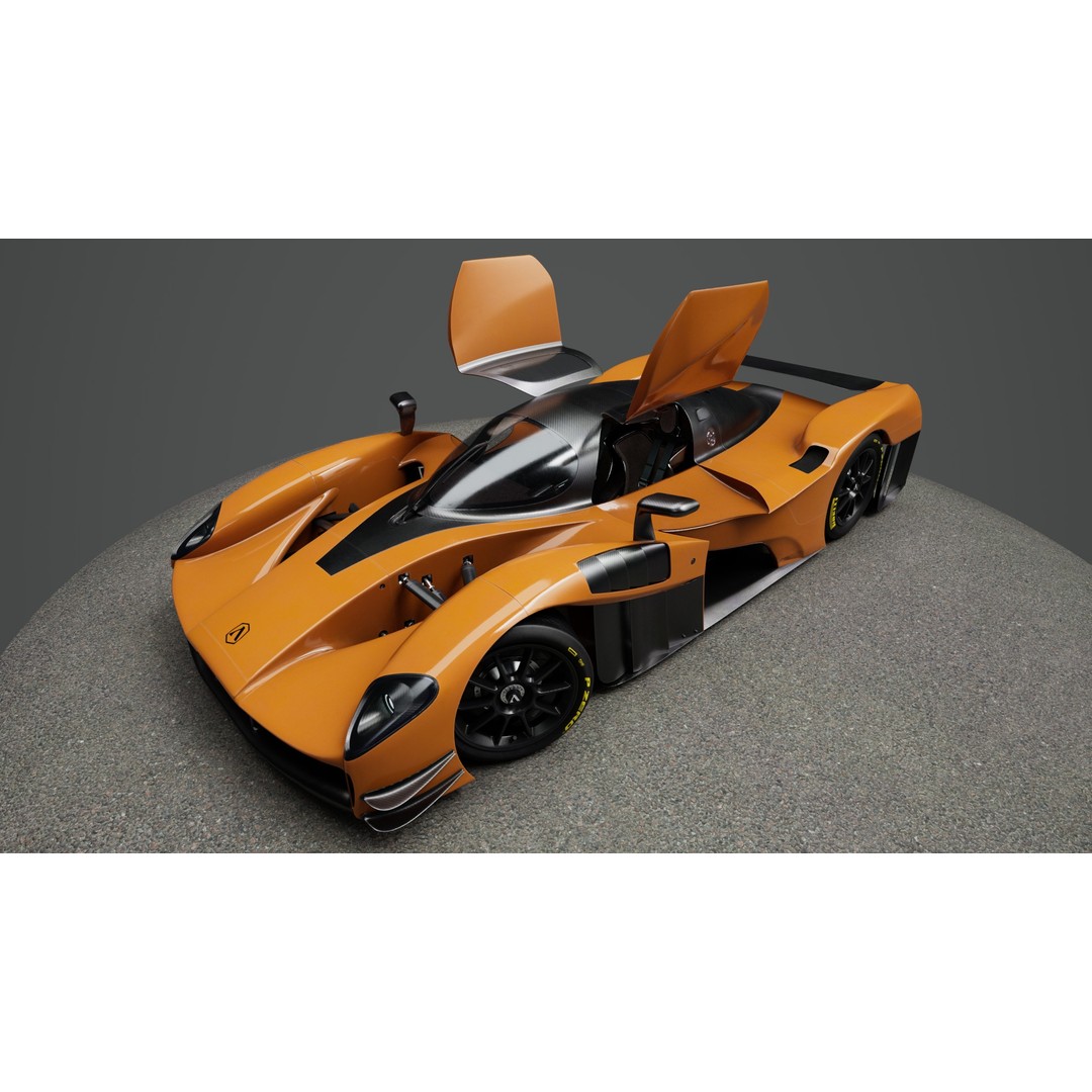 Adamastor Furia 3D Model – Low Poly Racing Car, Game Ready, FBX - View 11