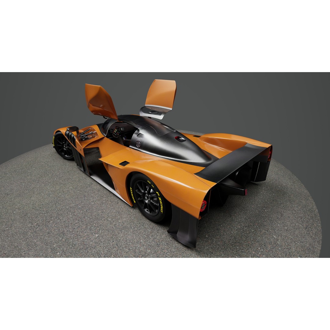 Adamastor Furia 3D Model – Low Poly Racing Car, Game Ready, FBX - View 12