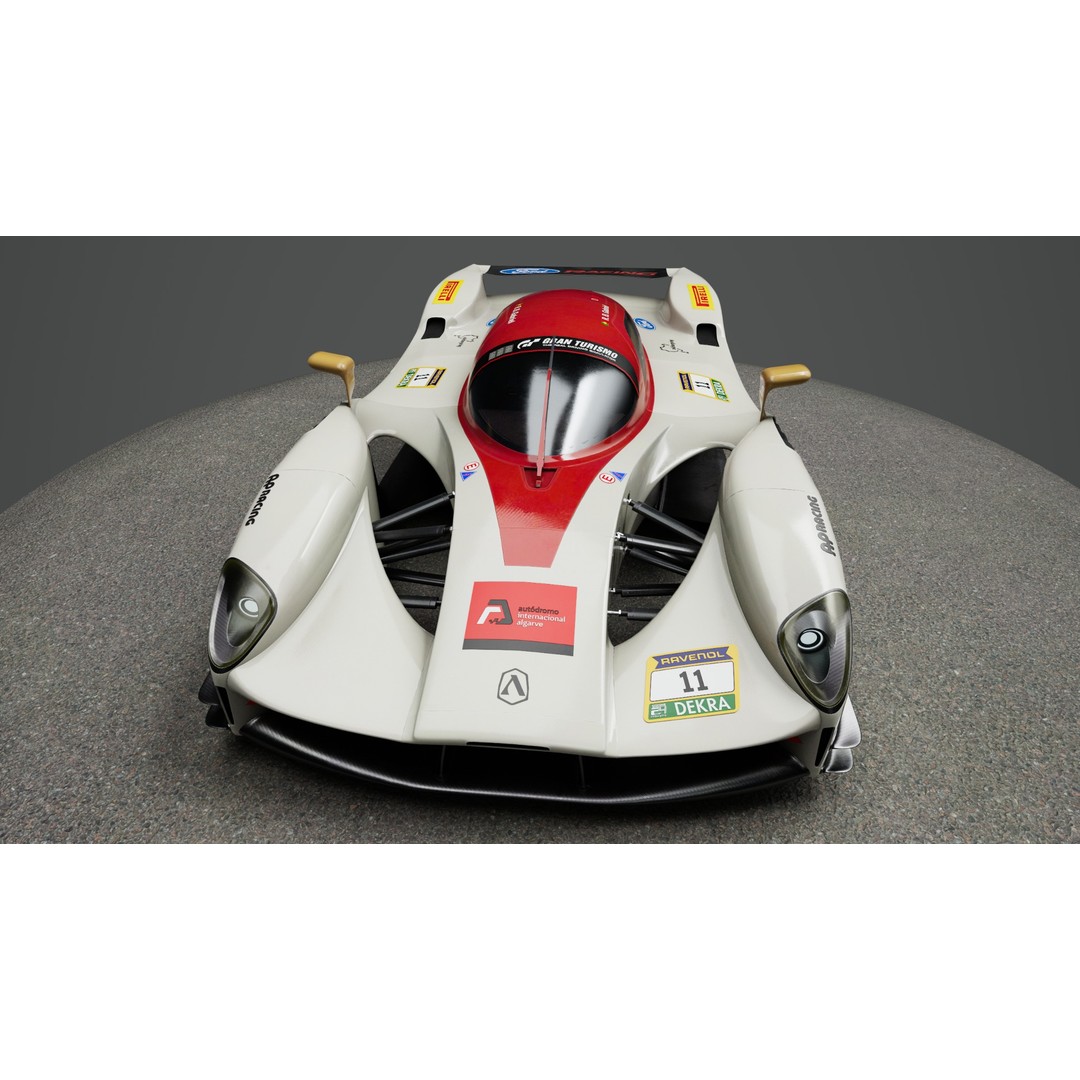 Adamastor Furia 3D Model – Low Poly Racing Car, Game Ready, FBX - View 13