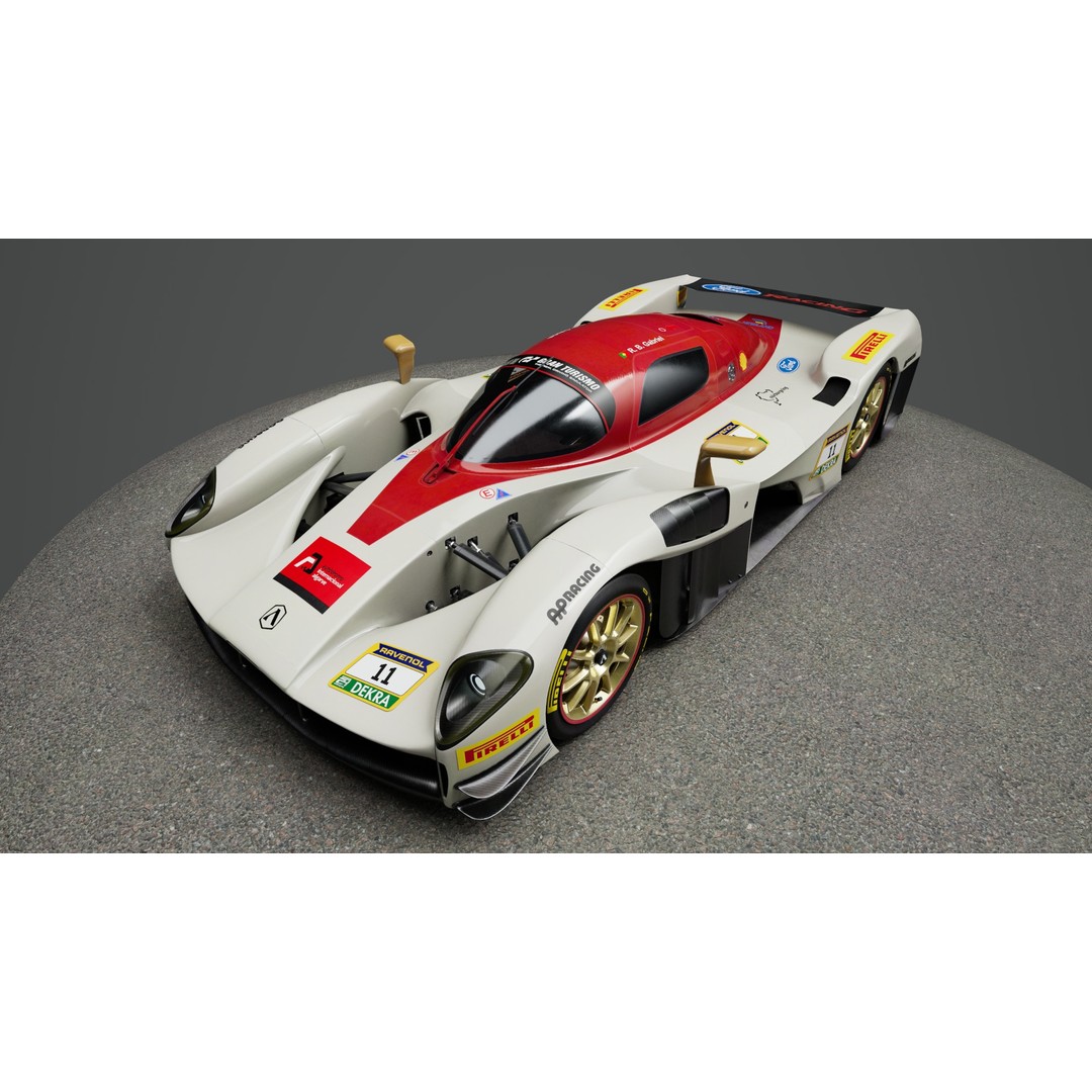 Adamastor Furia 3D Model – Low Poly Racing Car, Game Ready, FBX - View 14