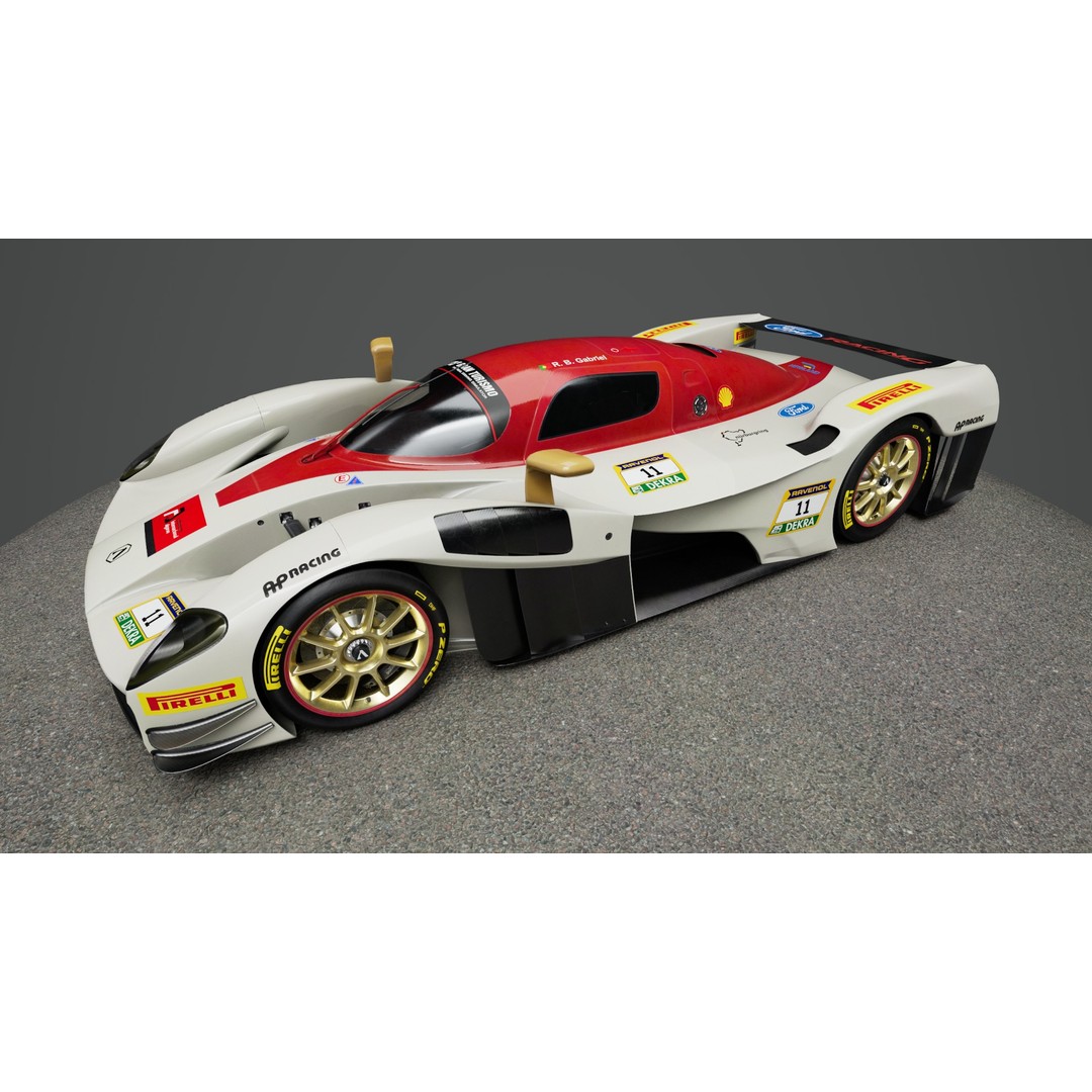 Adamastor Furia 3D Model – Low Poly Racing Car, Game Ready, FBX - View 16