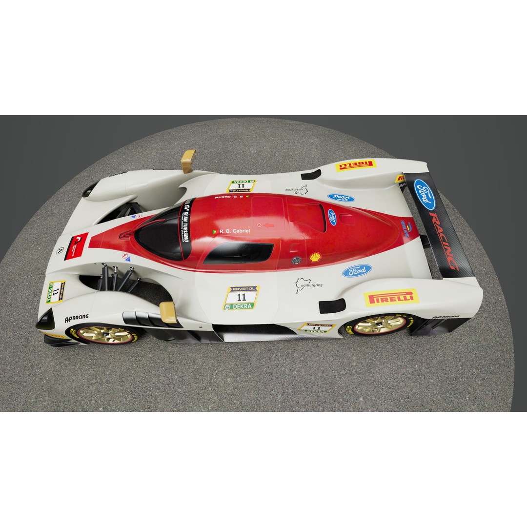 Adamastor Furia 3D Model – Low Poly Racing Car, Game Ready, FBX - View 18