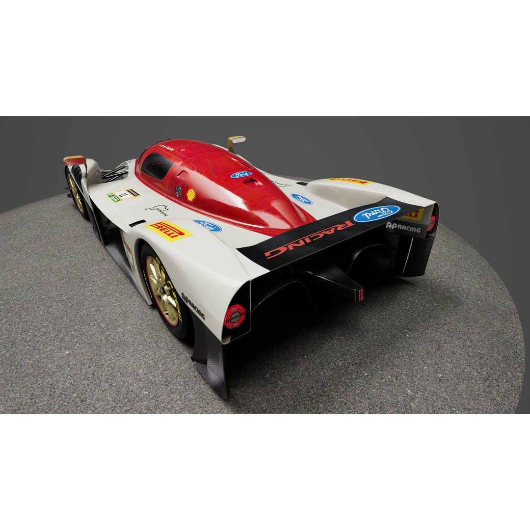 Adamastor Furia 3D Model – Low Poly Racing Car, Game Ready, FBX - View 19