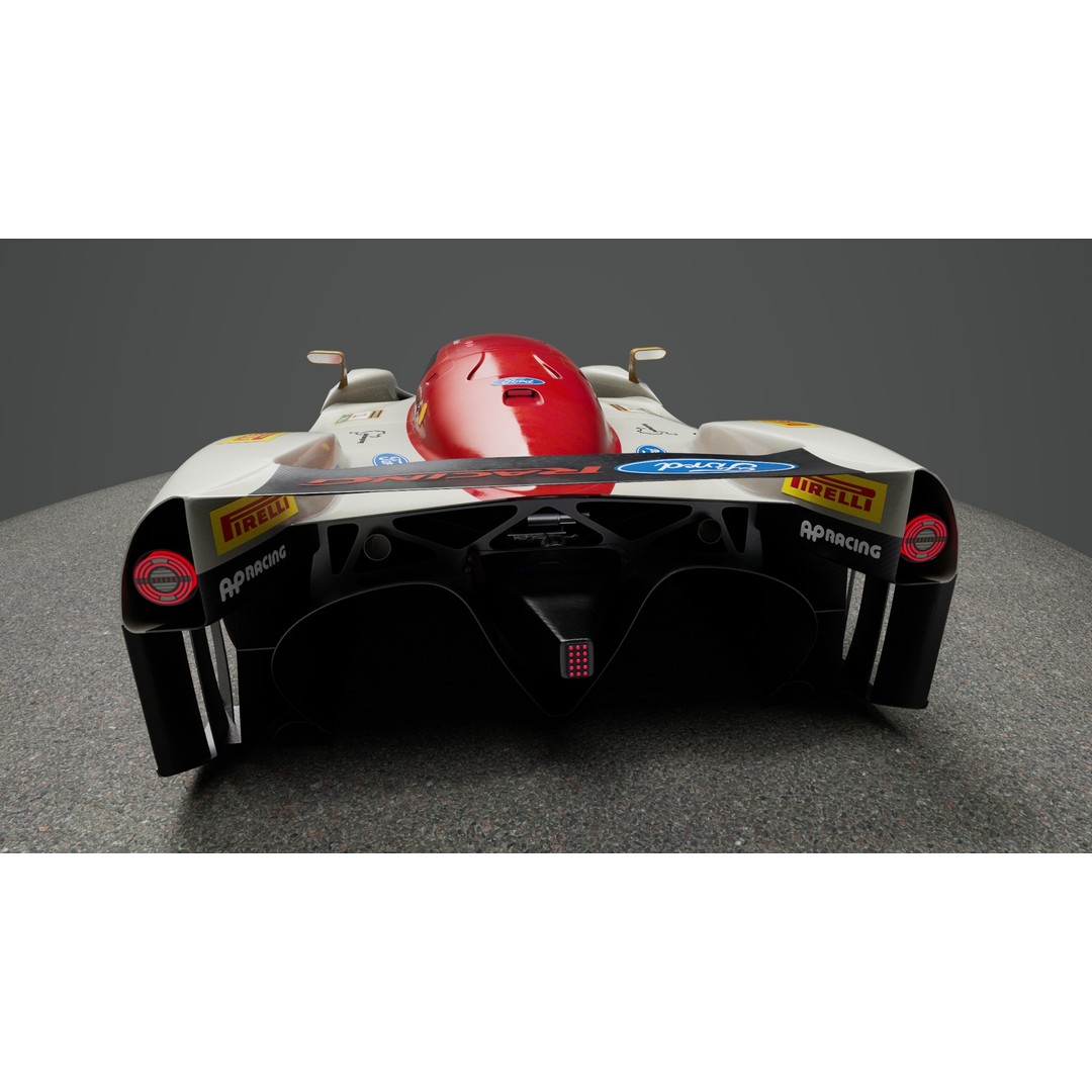 Adamastor Furia 3D Model – Low Poly Racing Car, Game Ready, FBX - View 20