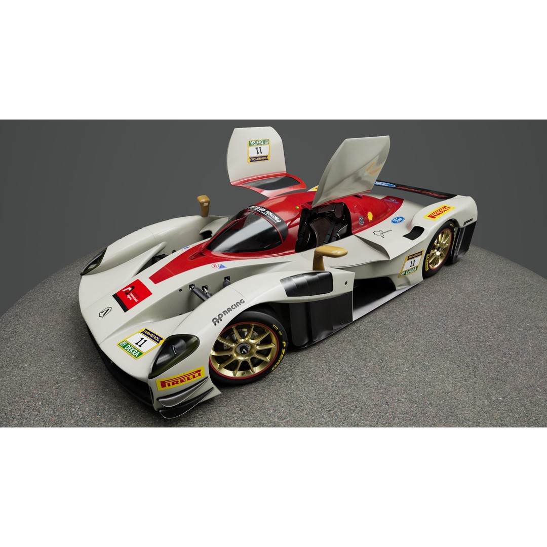 Adamastor Furia 3D Model – Low Poly Racing Car, Game Ready, FBX - View 21