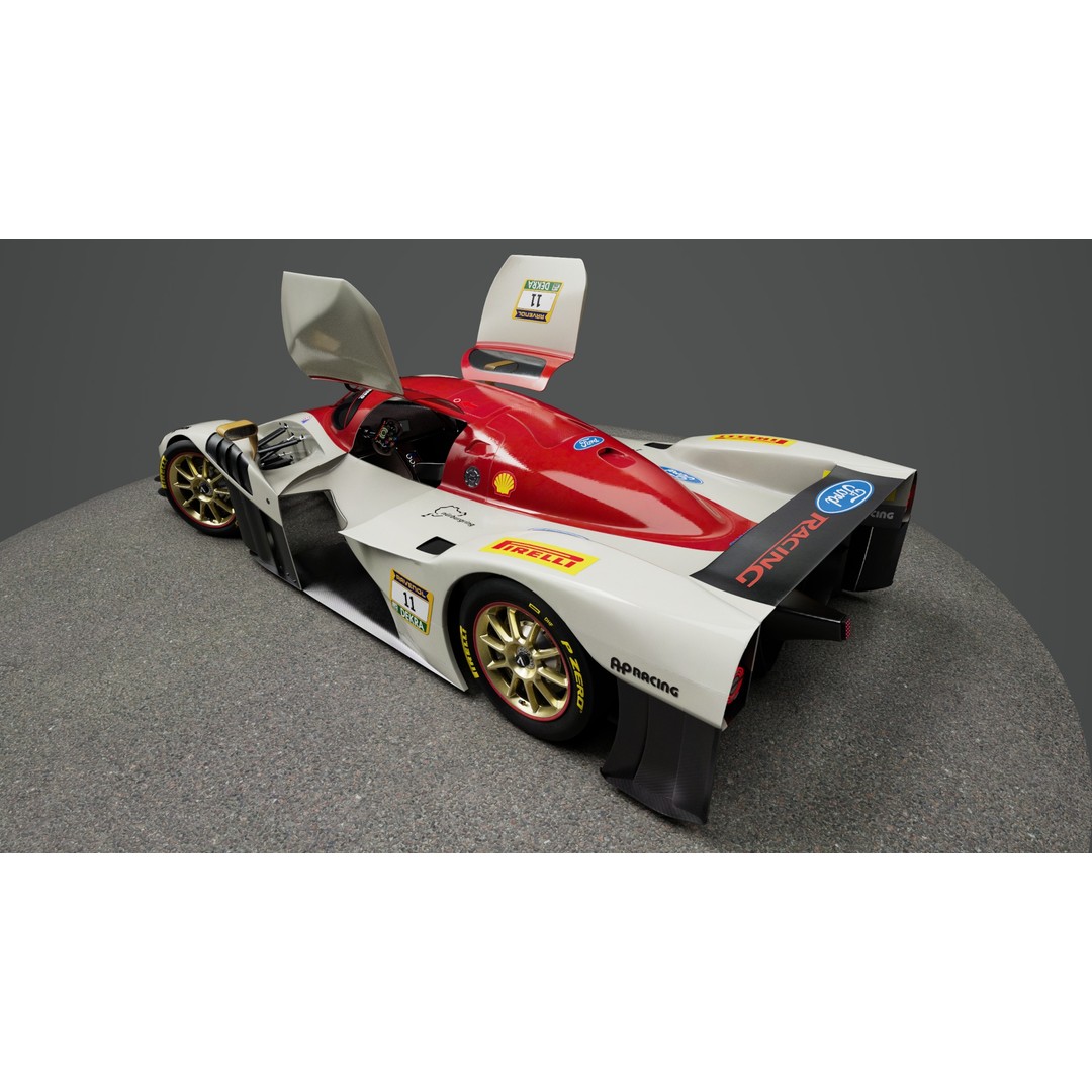 Adamastor Furia 3D Model – Low Poly Racing Car, Game Ready, FBX - View 22