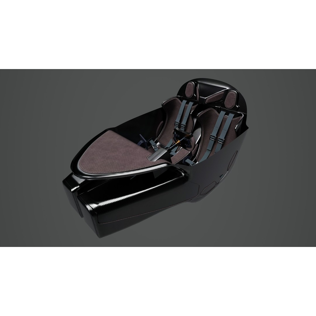 Adamastor Furia 3D Model – Low Poly Racing Car, Game Ready, FBX - View 23