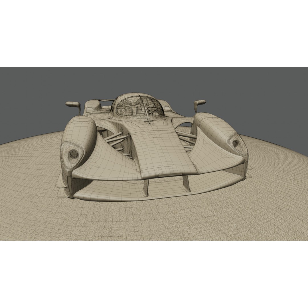 Adamastor Furia 3D Model – Low Poly Racing Car, Game Ready, FBX - View 26