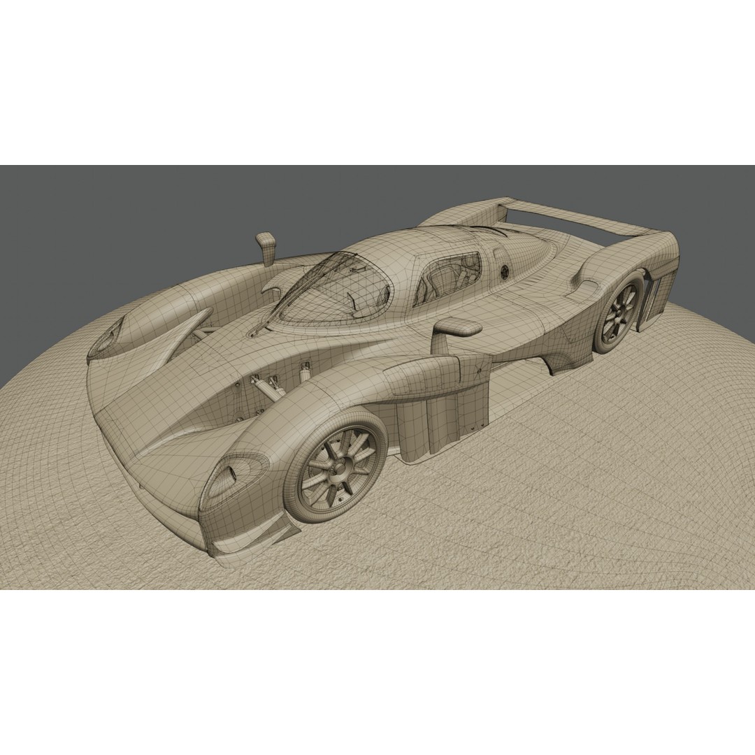 Adamastor Furia 3D Model – Low Poly Racing Car, Game Ready, FBX - View 27