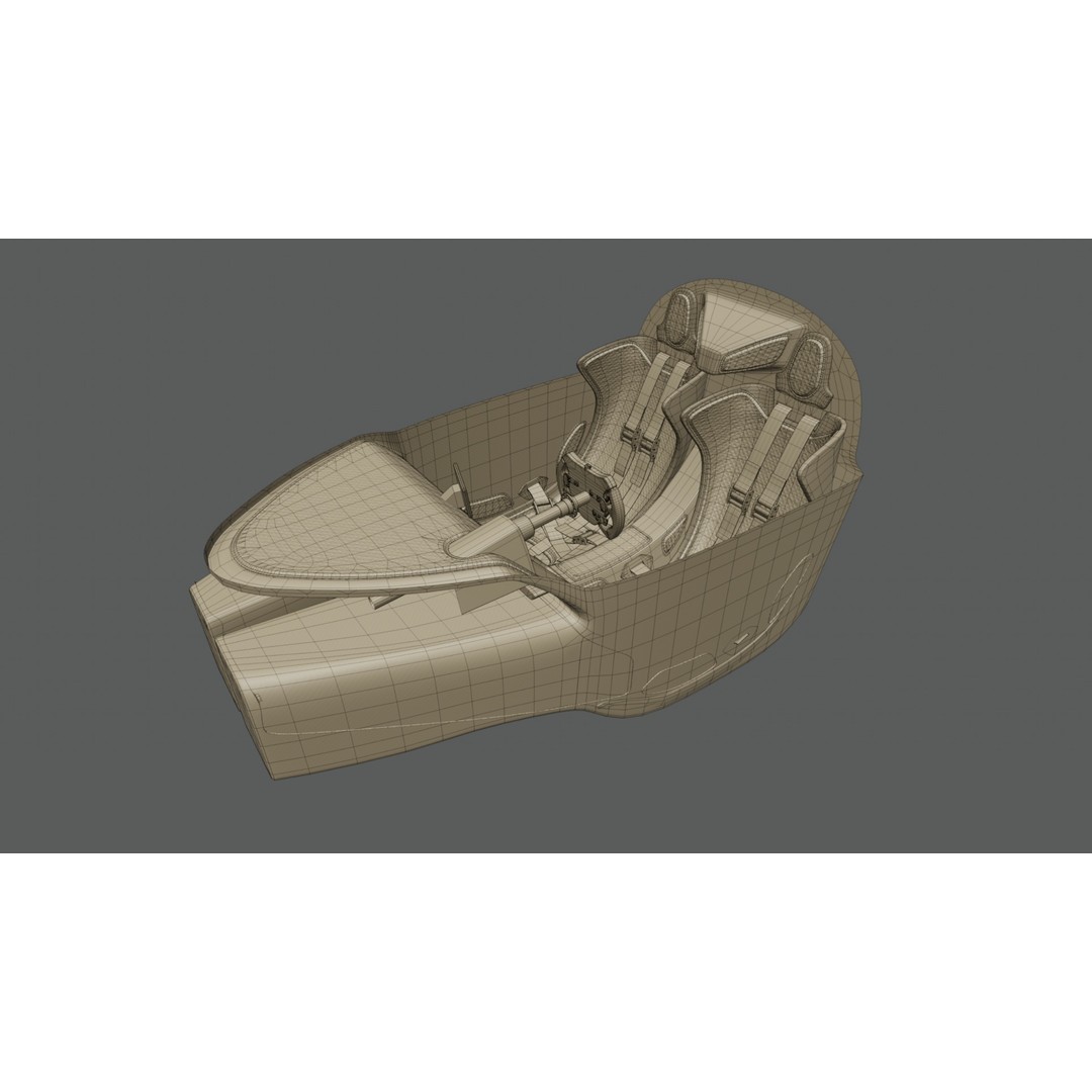 Adamastor Furia 3D Model – Low Poly Racing Car, Game Ready, FBX - View 30