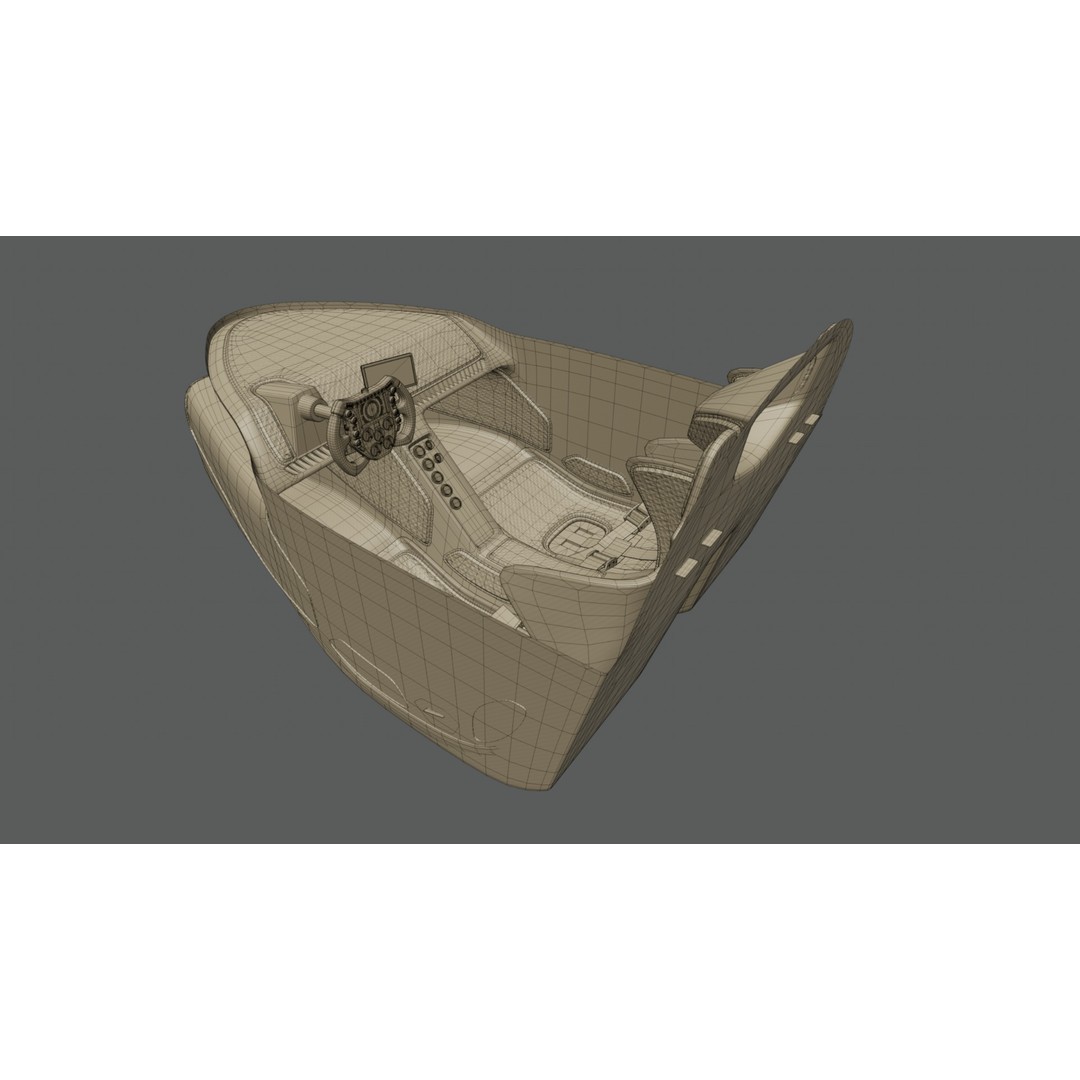 Adamastor Furia 3D Model – Low Poly Racing Car, Game Ready, FBX - View 31