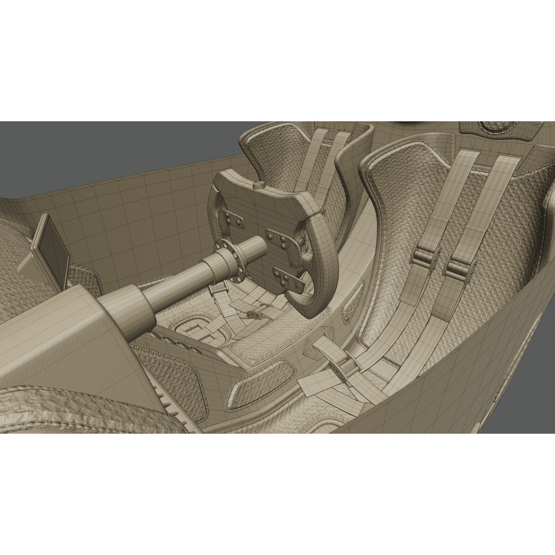 Adamastor Furia 3D Model – Low Poly Racing Car, Game Ready, FBX - View 32