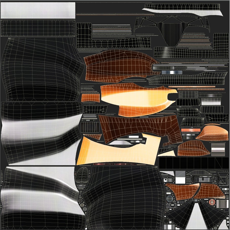 Adamastor Furia 3D Model – Low Poly Racing Car, Game Ready, FBX - View 36