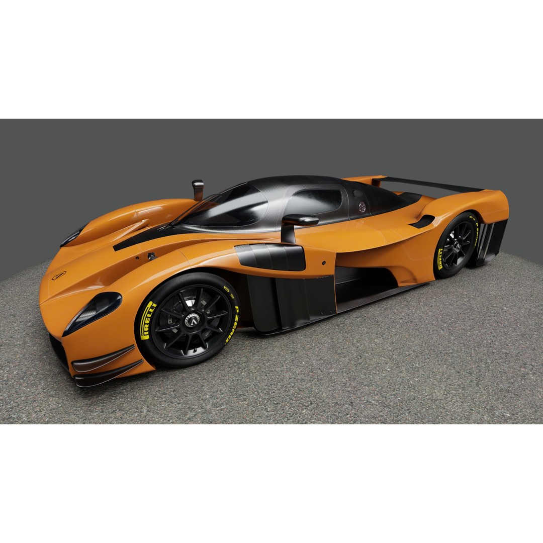 Adamastor Furia 3D Model – Low Poly Racing Car, Game Ready, FBX - View 6