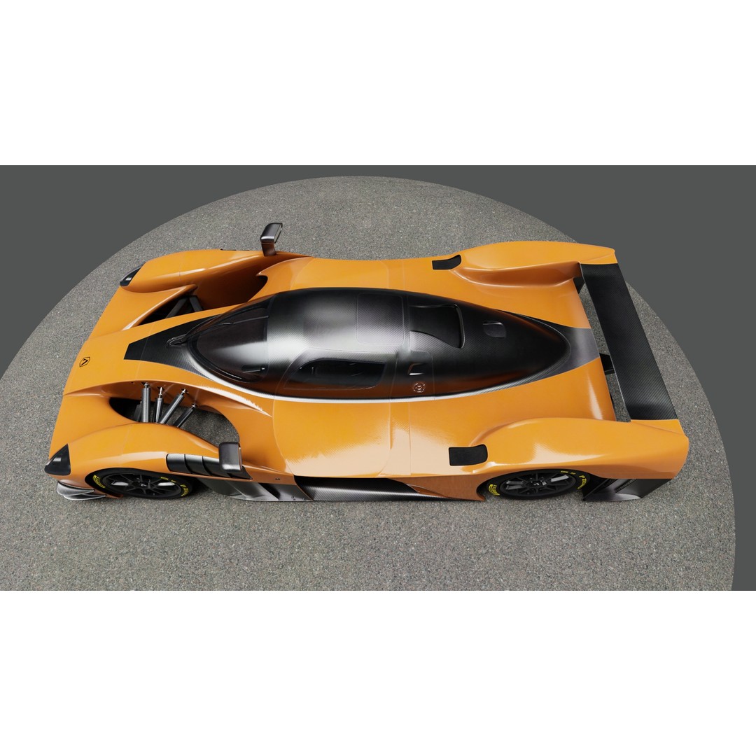 Adamastor Furia 3D Model – Low Poly Racing Car, Game Ready, FBX - View 8