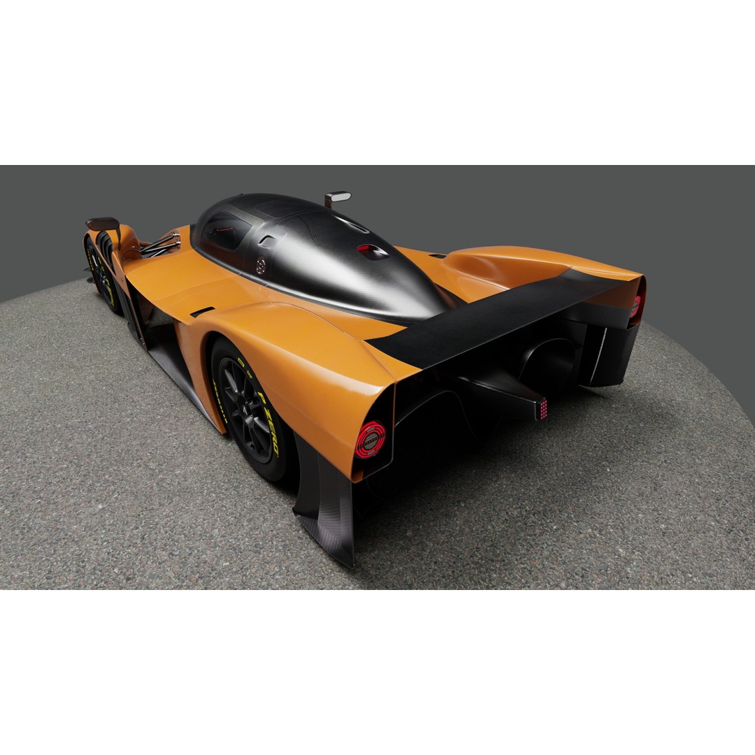 Adamastor Furia 3D Model – Low Poly Racing Car, Game Ready, FBX - View 9