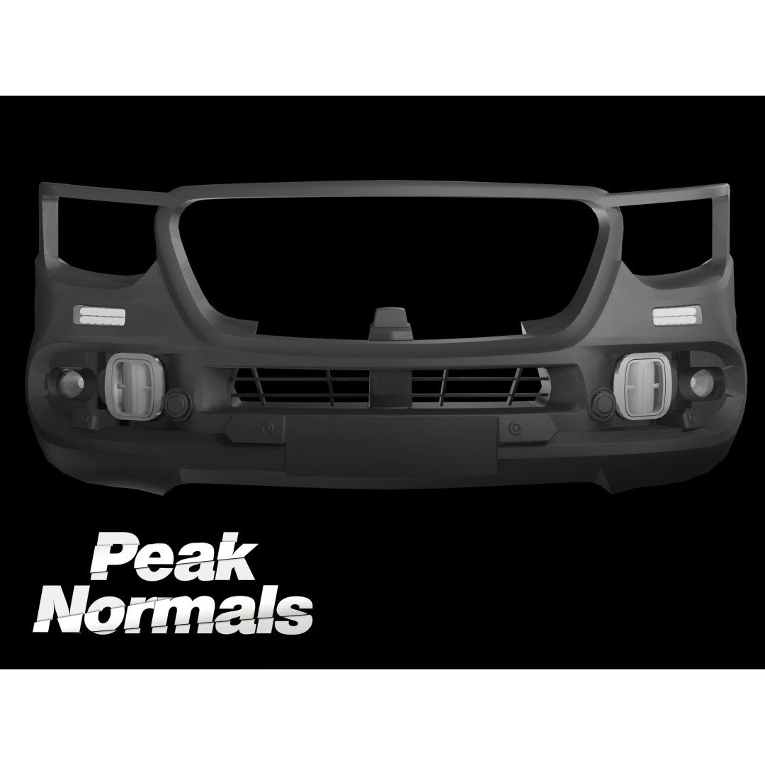 Sprinter Bullbar 3D Model – Low Poly Vehicle Asset, FBX, PBR - View 2
