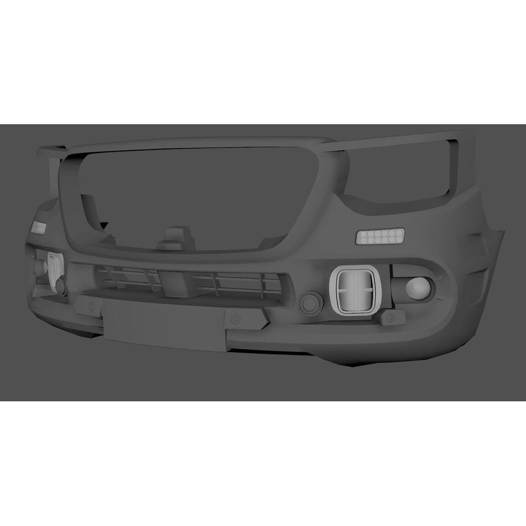 Sprinter Bullbar 3D Model – Low Poly Vehicle Asset, FBX, PBR - View 21