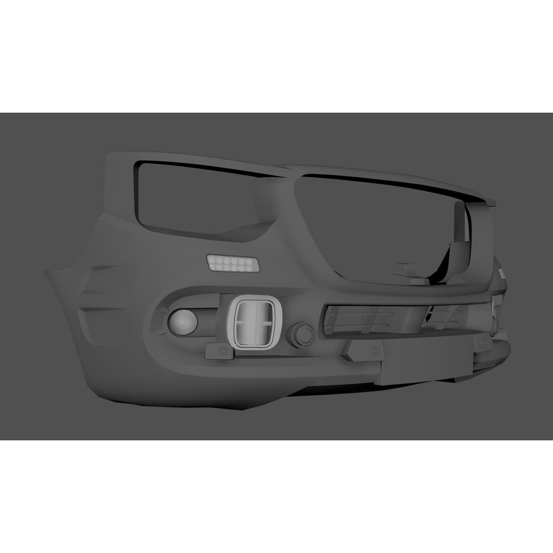 Sprinter Bullbar 3D Model – Low Poly Vehicle Asset, FBX, PBR - View 25