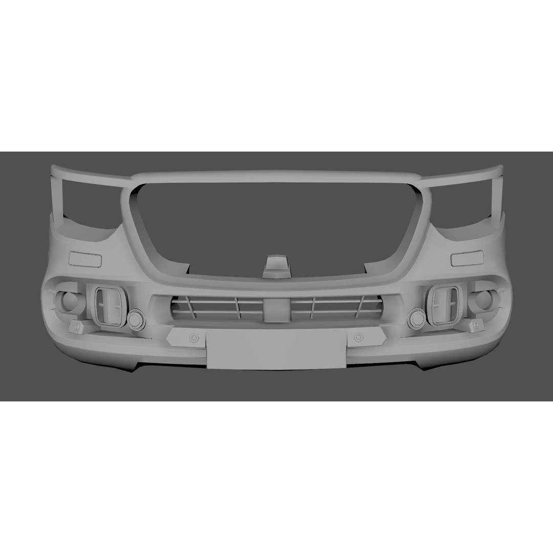 Sprinter Bullbar 3D Model – Low Poly Vehicle Asset, FBX, PBR - View 28