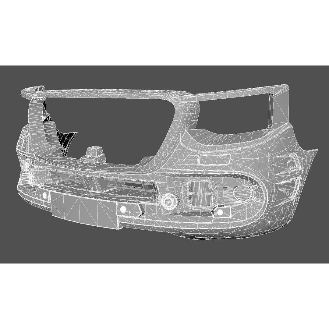 Sprinter Bullbar 3D Model – Low Poly Vehicle Asset, FBX, PBR - View 32