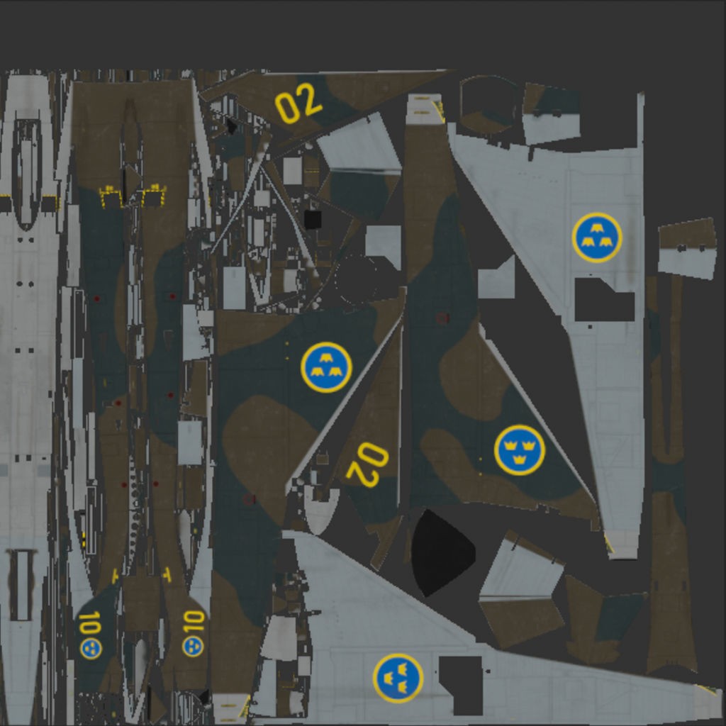 Saab 35 Draken - Game-Ready 3D Model - View 19