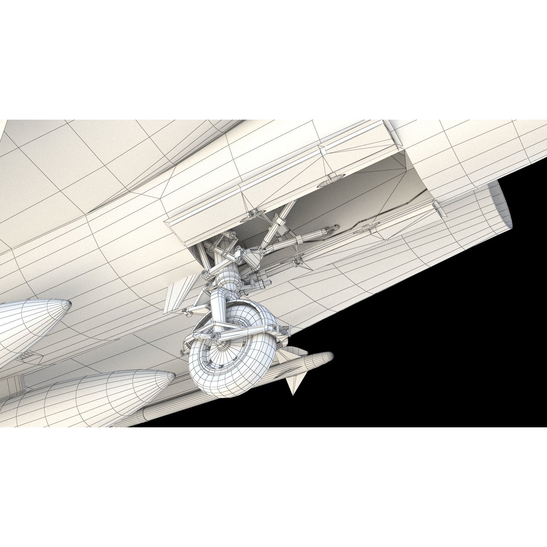 Saab 35 Draken - Game-Ready 3D Model - View 22