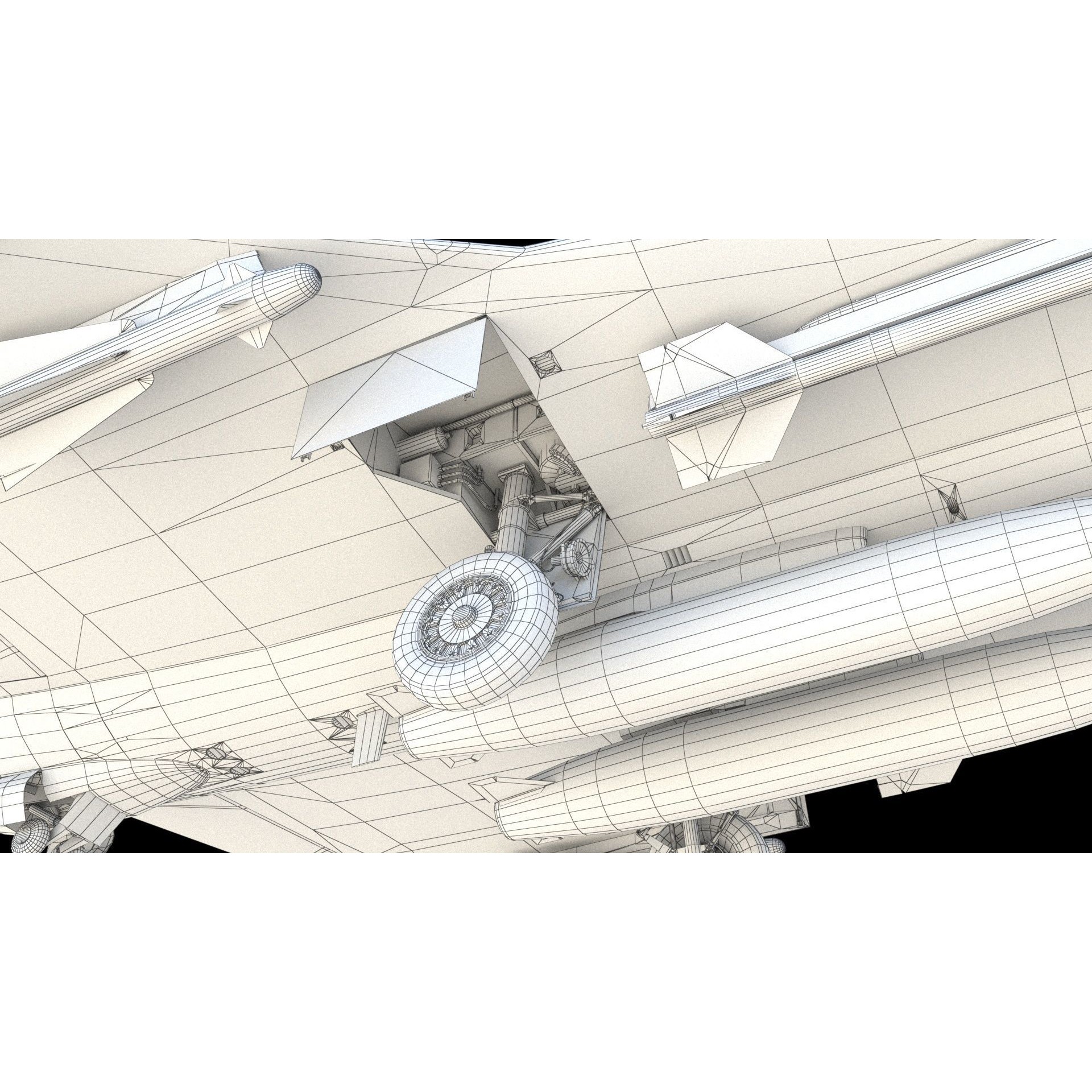 Saab 35 Draken - Game-Ready 3D Model - View 23