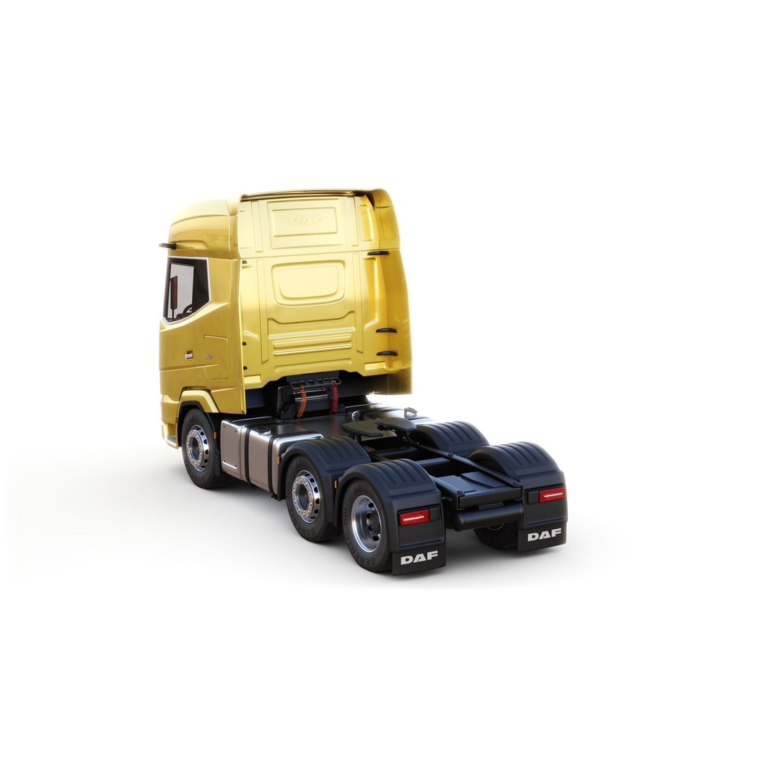 DAF XG Semi Truck 3D Model – High Poly Game Asset, FBX, OBJ - View 8