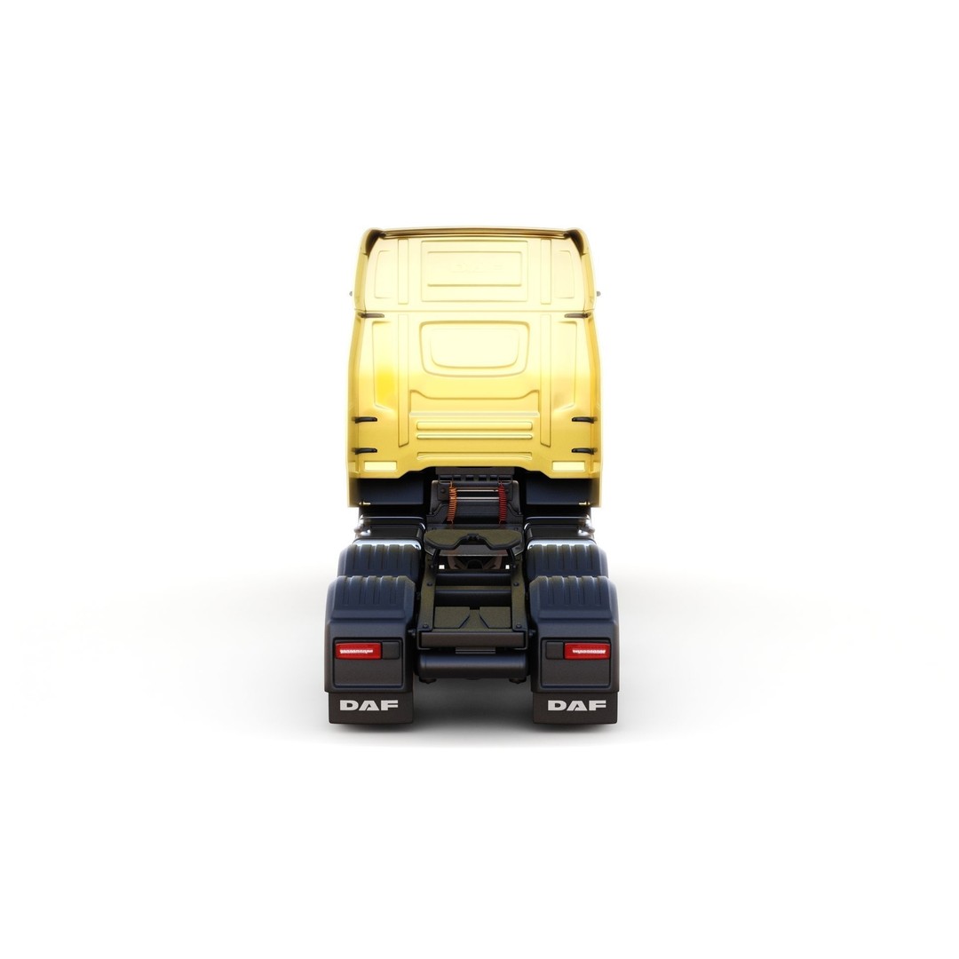 DAF XG Semi Truck 3D Model – High Poly Game Asset, FBX, OBJ - View 9