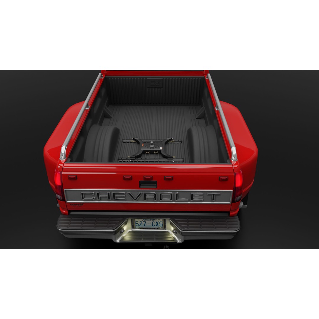Chevy 3500 Dually Pickup Truck 3D Model – High Poly Game Asset, FBX - View 11
