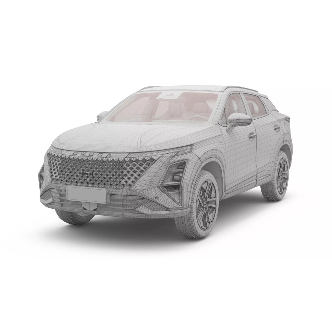 2026 Chery Omoda 5 SHS-H 3D Model – High Poly SUV with Interior, FBX, Blender - View 17