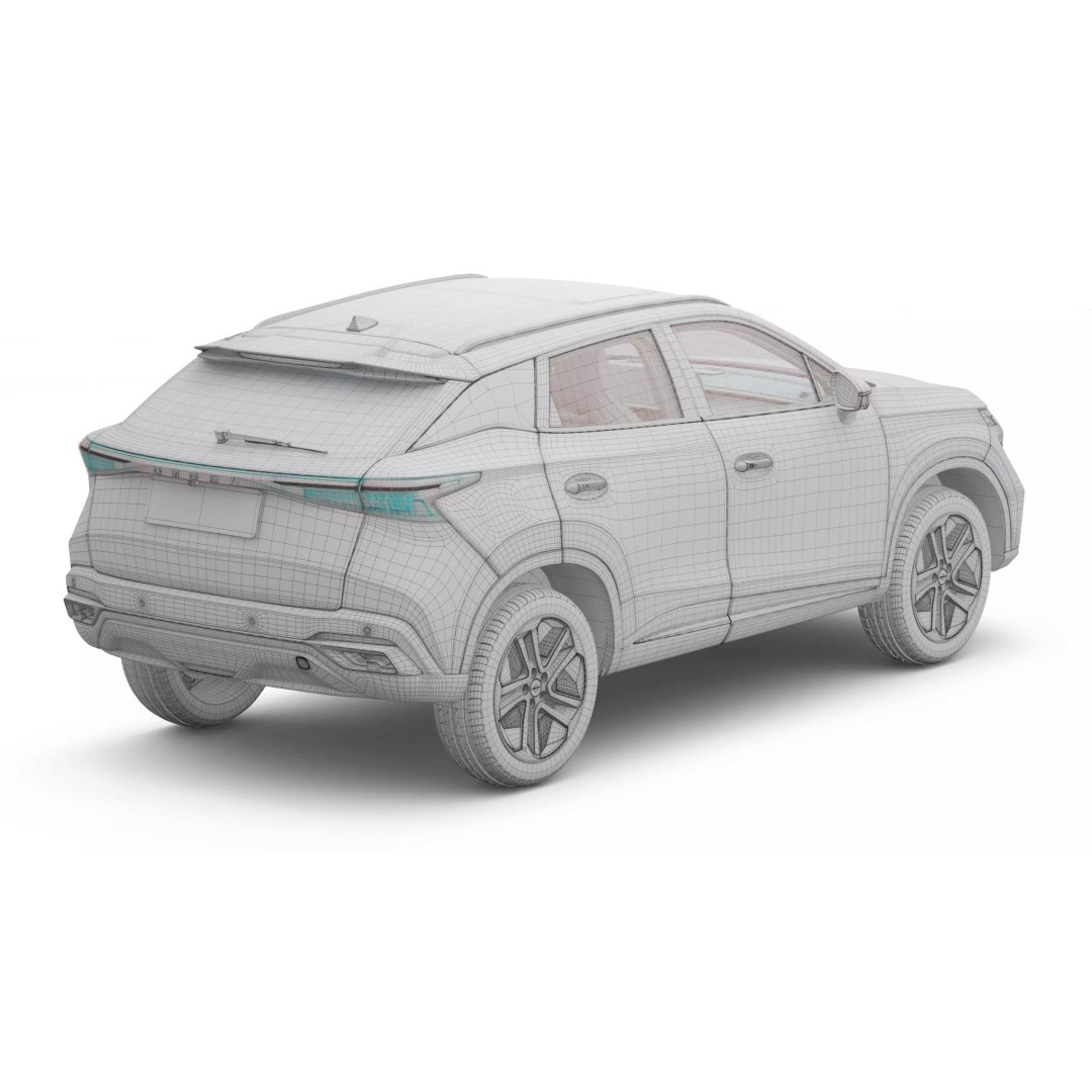 2026 Chery Omoda 5 SHS-H 3D Model – High Poly SUV with Interior, FBX, Blender - View 18