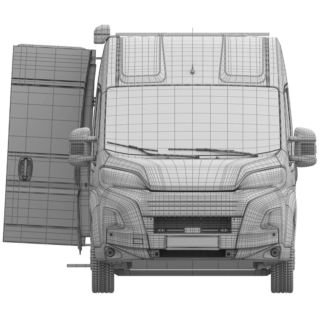 Camper Van L2H2 3D Model – Detailed Vehicle for Archviz and Design - View 18