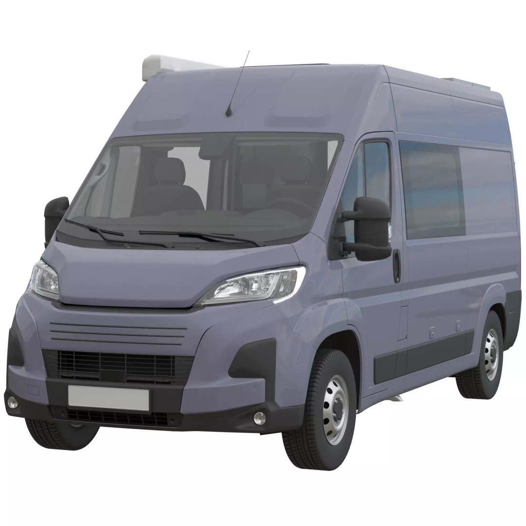 Camper Van L2H2 3D Model – Detailed Vehicle for Archviz and Design - View 3