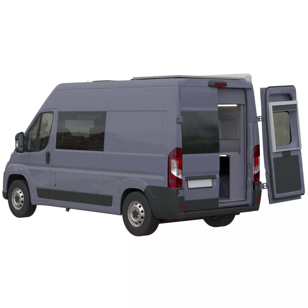 Camper Van L2H2 3D Model – Detailed Vehicle for Archviz and Design - View 4
