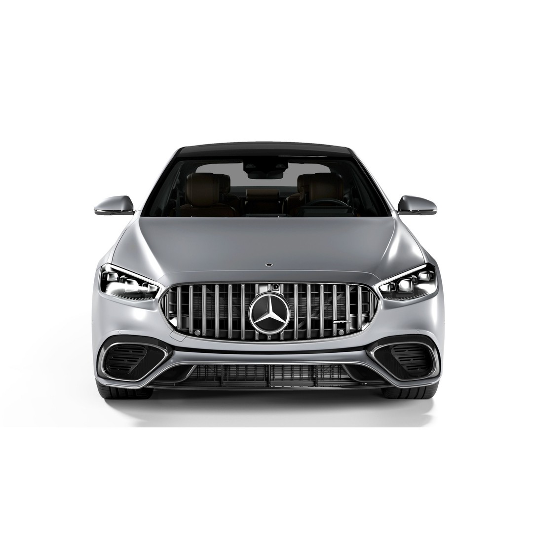 Mercedes-AMG S63 E Performance 3D Model – High Poly Car Asset, FBX, Blender - View 6