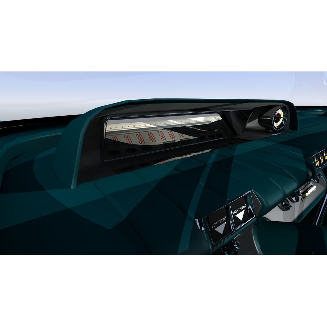 LeSabre 1960 3D Model – Antique Car Asset, FBX, Rigged - View 18