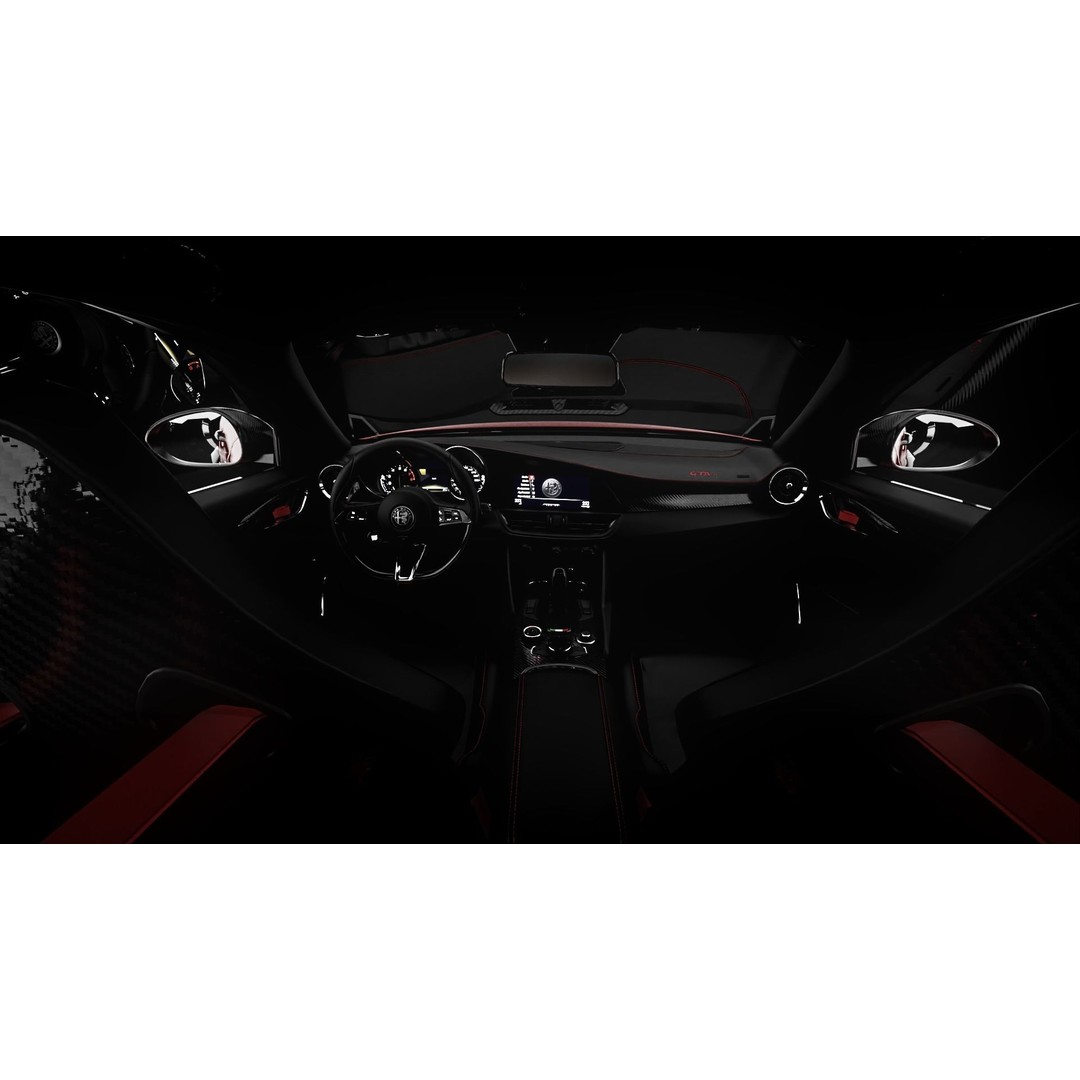 Alfa Romeo Giulia GTAm 3D Model – Low Poly Game Asset, FBX, OBJ - View 4
