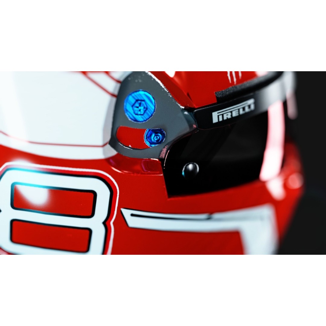 Pilot Helmet 3D Model – Low Poly Game Asset, PBR Textures, FBX - View 5