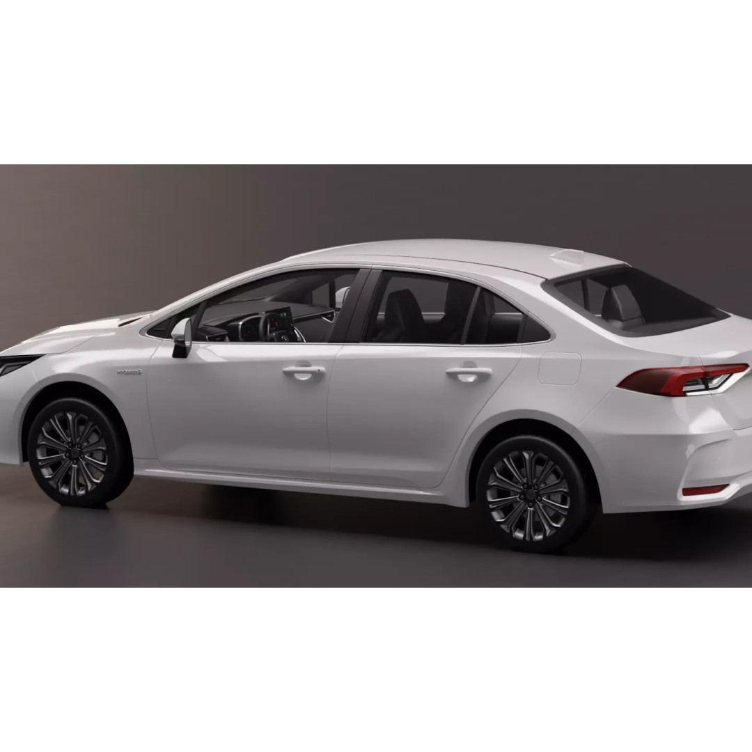 Toyota Corolla 2020 3D Model – High Fidelity Vehicle Asset, FBX