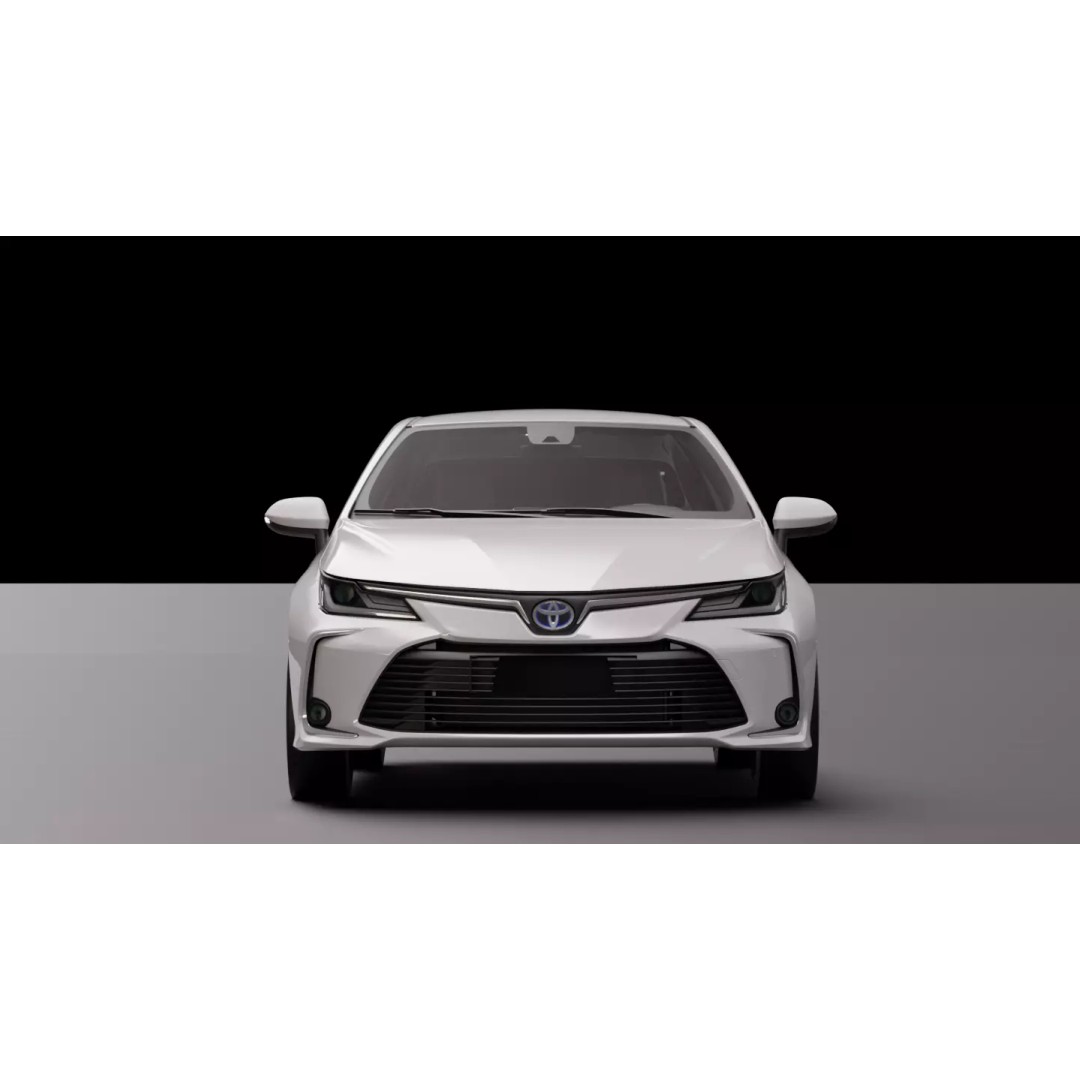 Toyota Corolla 2020 3D Model – High Fidelity Vehicle Asset, FBX - View 10
