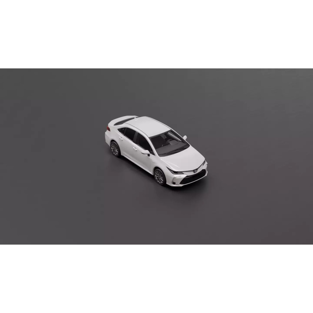 Toyota Corolla 2020 3D Model – High Fidelity Vehicle Asset, FBX - View 18