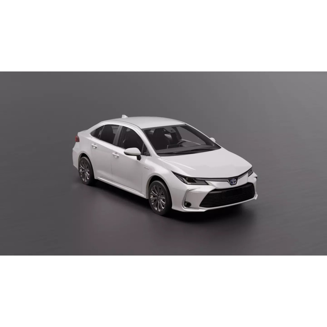 Toyota Corolla 2020 3D Model – High Fidelity Vehicle Asset, FBX - View 5