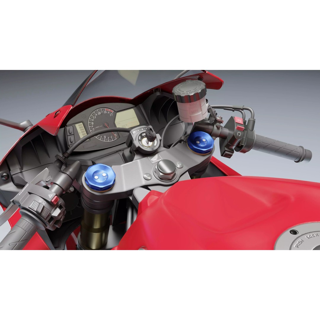Honda CBR 600RR 2018 3D Model – Low Poly Game Ready with PBR Textures - View 19