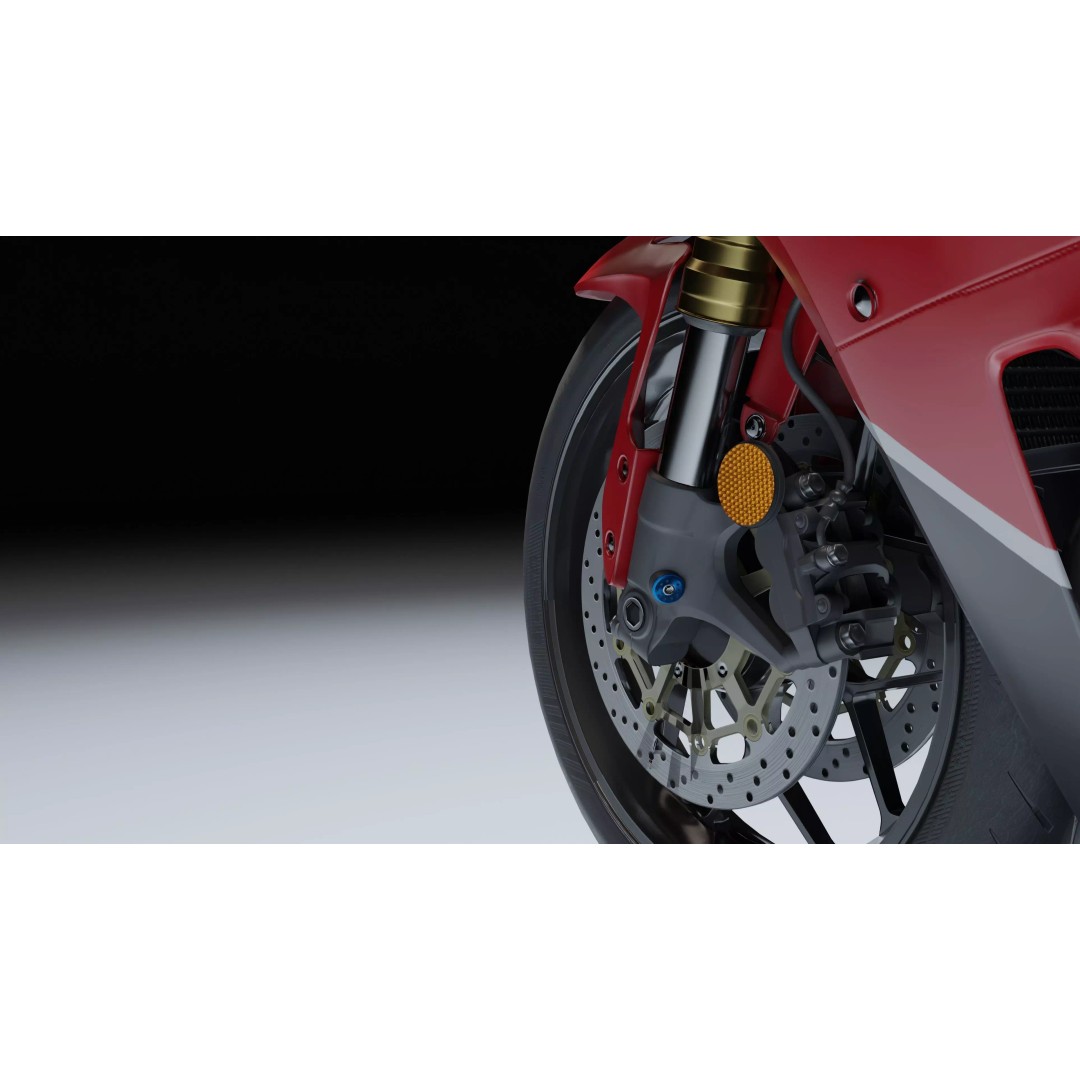Honda CBR 600RR 2018 3D Model – Low Poly Game Ready with PBR Textures - View 23