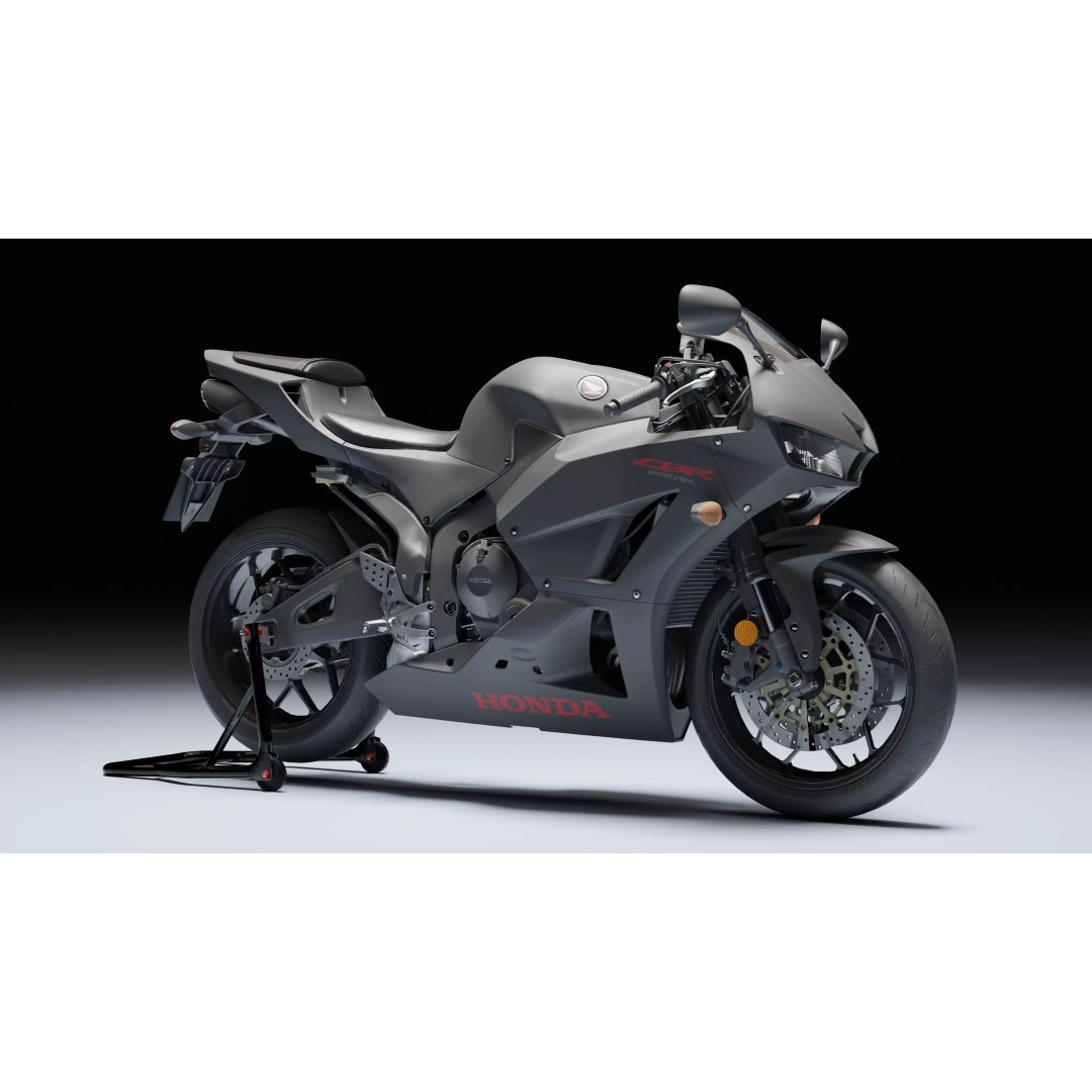 Honda CBR 600RR 2018 3D Model – Low Poly Game Ready with PBR Textures - View 5