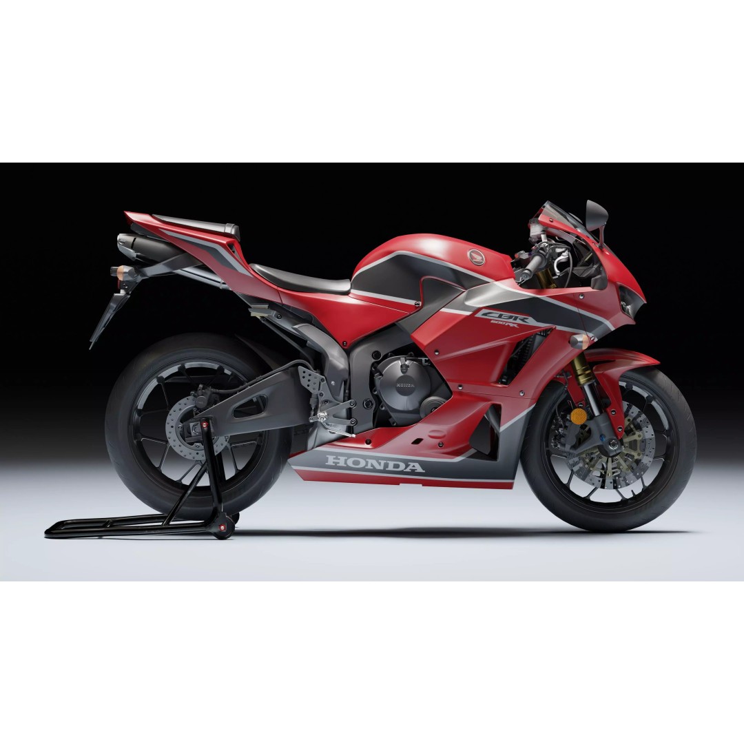 Honda CBR 600RR 2018 3D Model – Low Poly Game Ready with PBR Textures - View 7