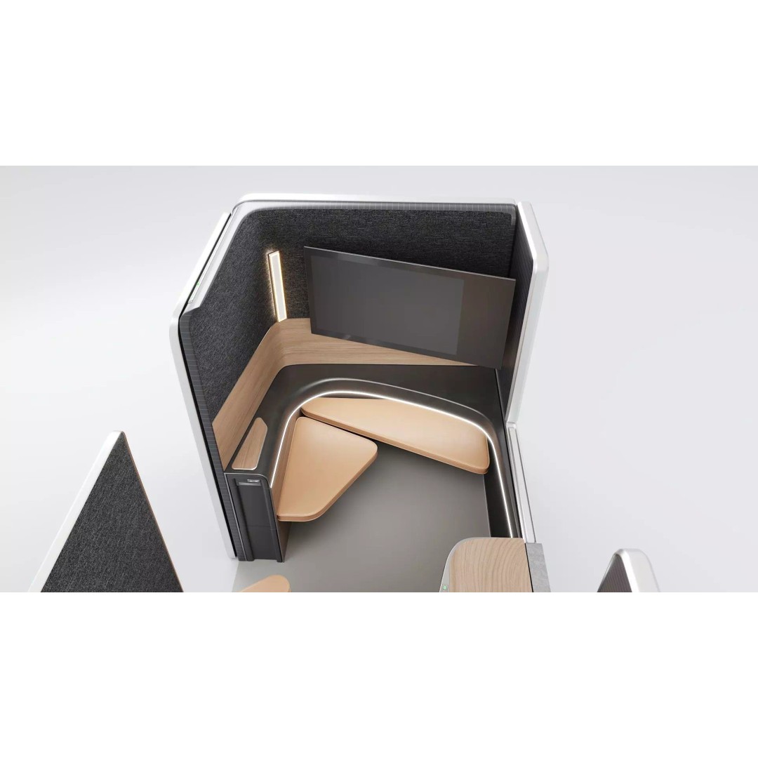 First-Class Cabin 3D Model – High Poly Animated Aircraft Interior - View 12