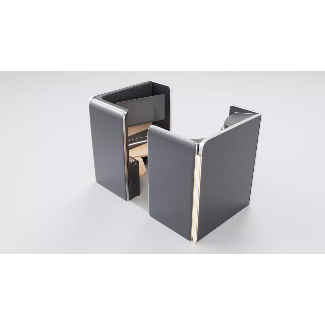 First-Class Cabin 3D Model – High Poly Animated Aircraft Interior - View 5